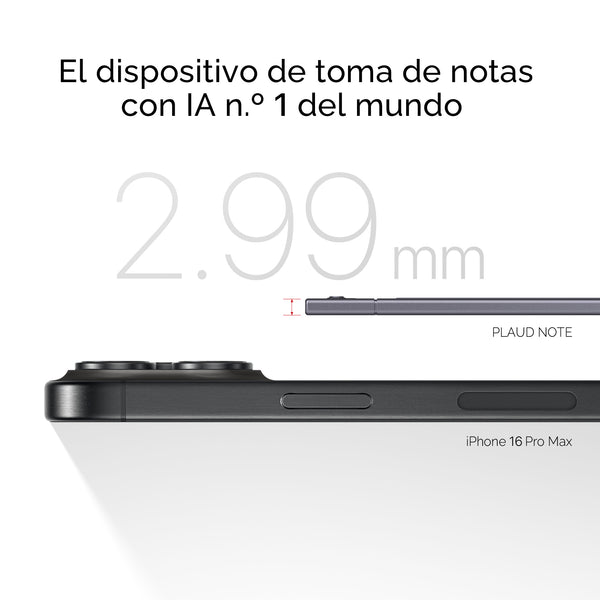 Grabadora de voz con IA PLAUD NOTE | Pack de 3
