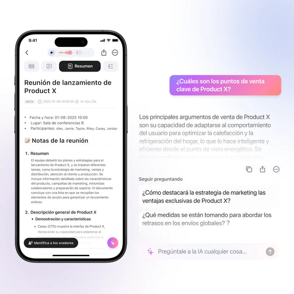 PLAUD Note & 2 Plan Ilimitado Anual AI
